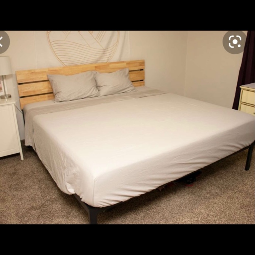 Boll & Branch organic queen bottom sheet